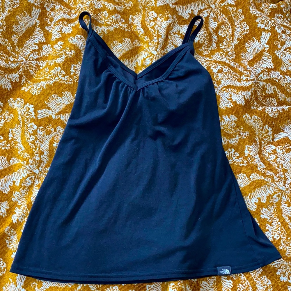 Black Northface women’s size small tank top with built in bra